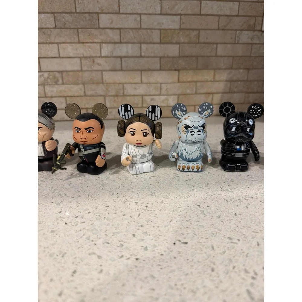 Disney Vinylmation Star Wars Lot 14 Figures Leia Han Solo C-3PO Stormtrooper K-2